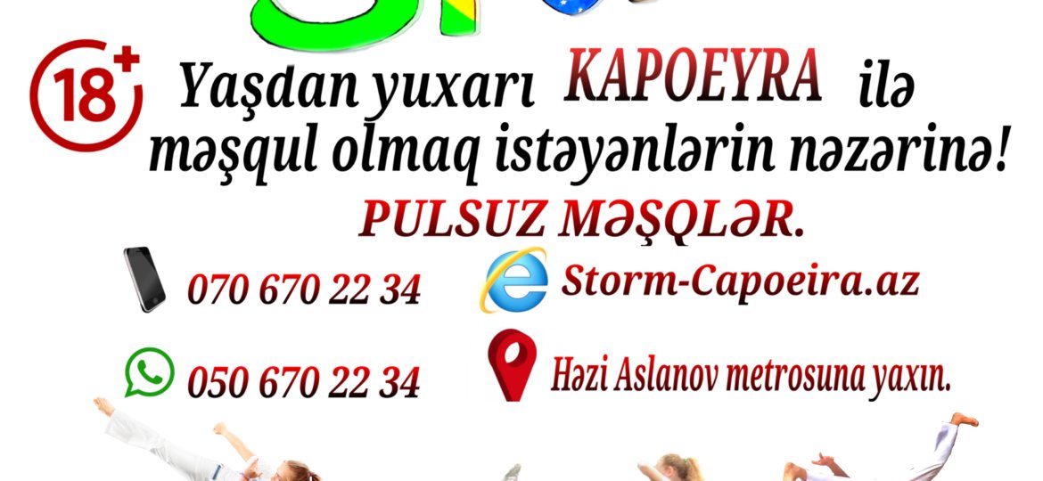 Pulsuz kapoeyra məşqləri azərbaycan idman məşqlər pulsuz